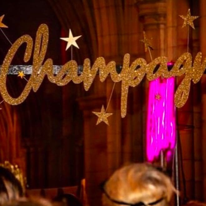 Champagne Sign